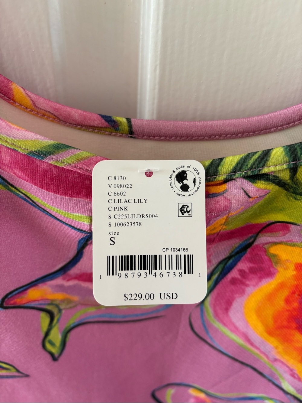 Free People Pink Floral Scoop Neck Dress - Picture 7 of 8